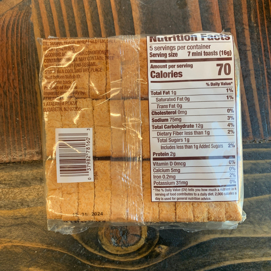 Mini Toast Crackers